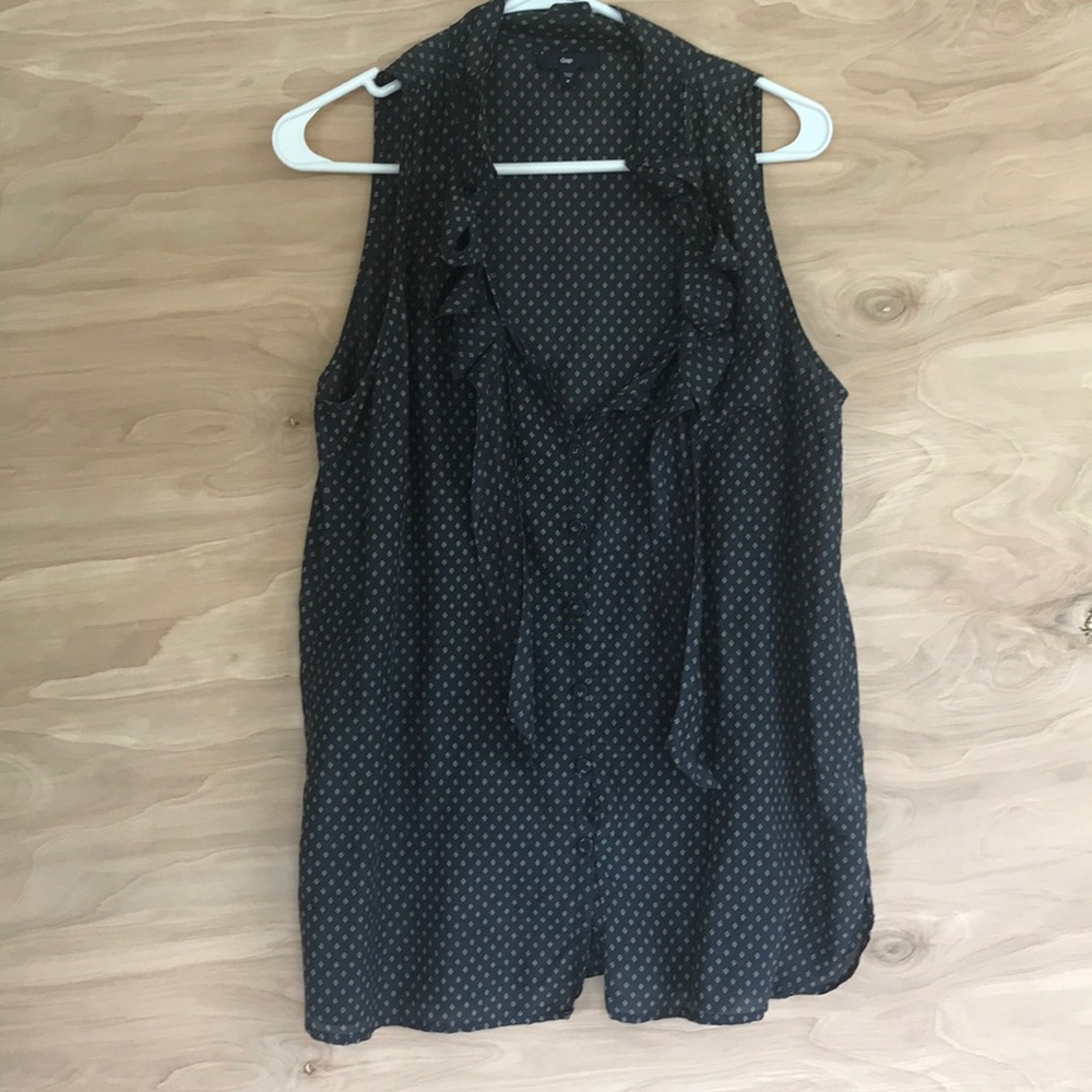 Navy sleeveless tunic